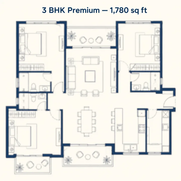 Prestige Devanahalli layout option 4