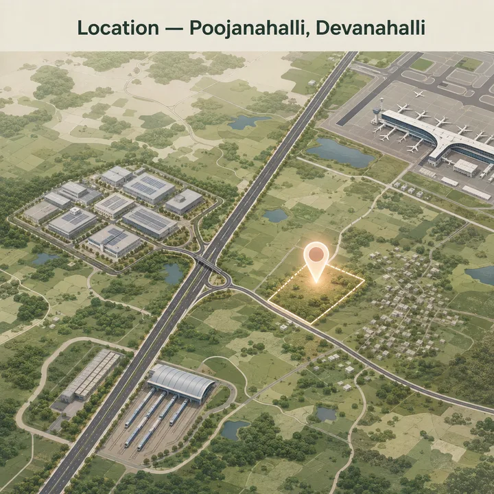 Prestige Devanahalli location map
